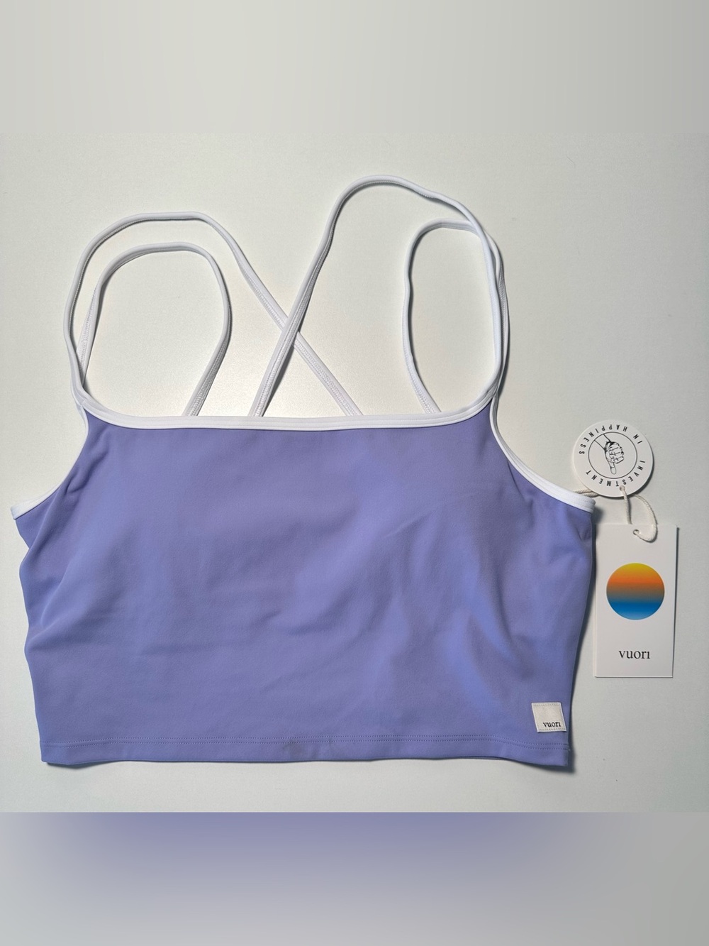 NWT Vuori Lavender Daily Layered Tank size M - Picture 2 of 4